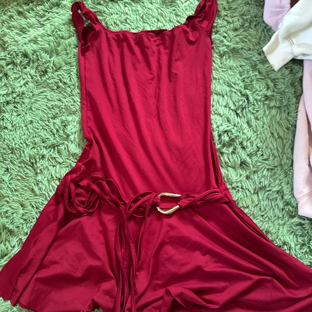 SHEIN Red Mini Dress